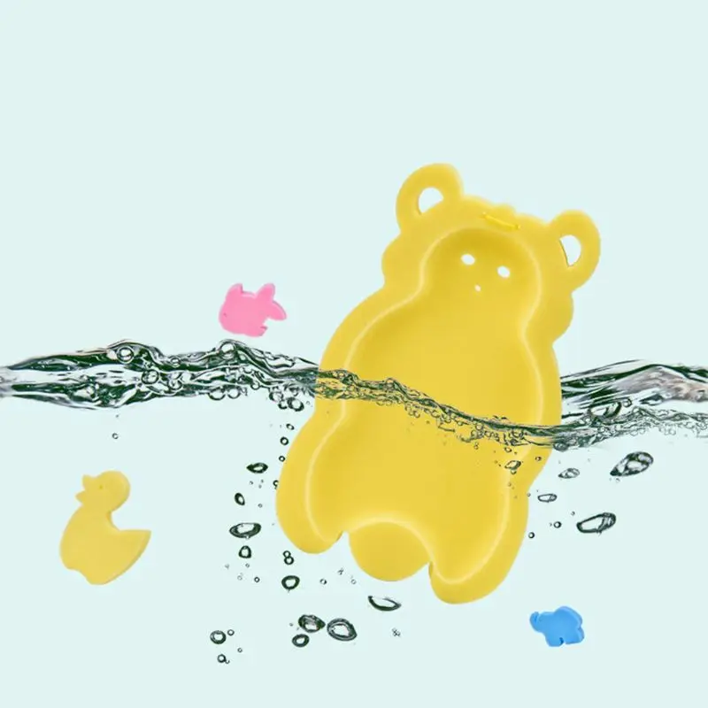 Baby Anti-slip Bath Sponge Cushion Imitation Cartoon Infant Bath Tub Bathing Pad N1HB