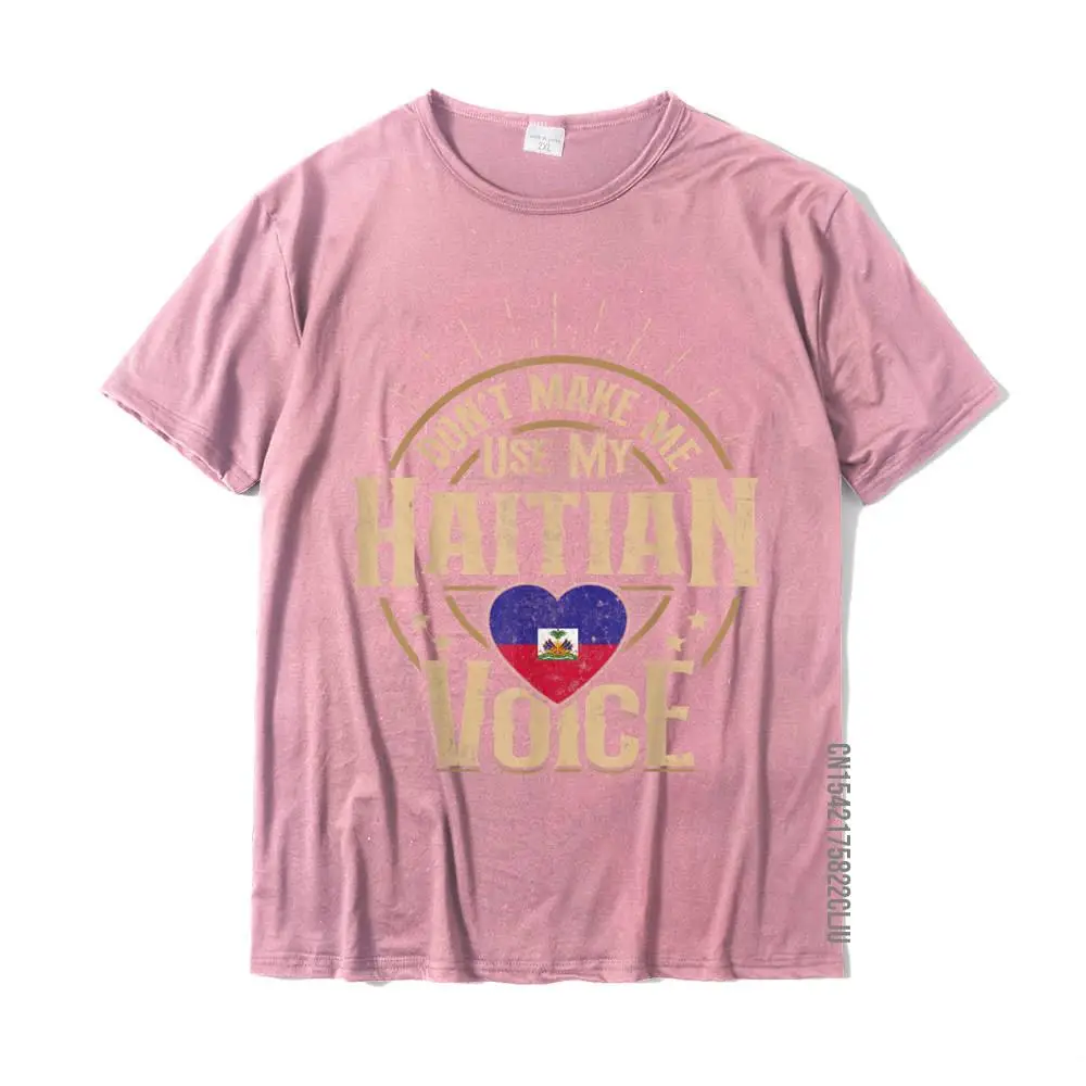 Classic Young Tees Normal Street T Shirt Cotton Short Sleeve cosie Tops T Shirt Round Collar Top Quality Haitian Shirt Funny Quote Joke T-Shirt__34705 pink