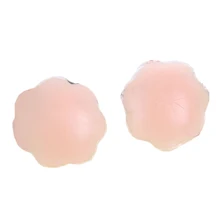 2 шт./1 пара силиконовых подушечек для бюстгальтера, Многоразовые прозрачные самоклеющиеся силиконовые Лифчики для бюстгальтера, вечерние лепестки для бюстгальтера, TSLM2