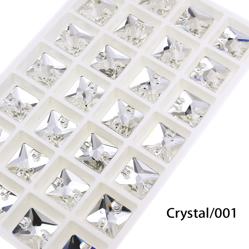 Strass Navette à Coudre En Verre Qualité Swarovski - AB Cristal - 5x10 à 15x32mm