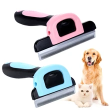 Расческа для собак стрижка для кошек Щетка для собак Съемный зажим для домашних животных отделка из меха для кошек и собак щетка для собак Уход За Домашними Животными