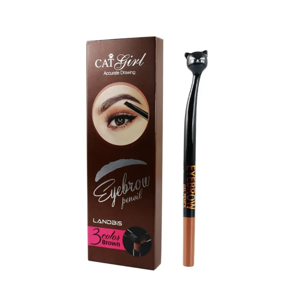 

3-colors Eye Brow Tint Cosmetics Natural Long Lasting Paint Tattoo Eyebrow Waterproof Black Brown Eyebrow Pencil Makeup Set#