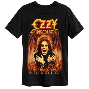

Amplified Ozzy Osbourne Prince Of Darkness Unisex Tops Tee T Shirt Quality T-Shirt