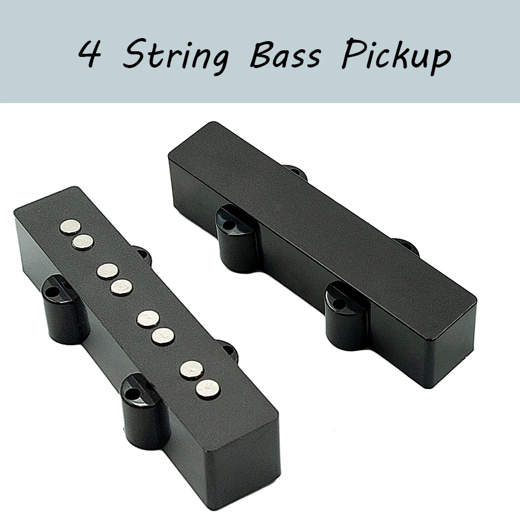 

2PCS Ceramic Open / Closed Style 4 String JB Bass Pickup For JB Style Bass Guitar Parts