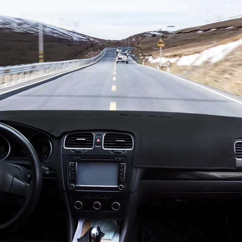 Для VW Golf 7 MK7 2013~ Противоскользящий коврик для приборной панели Защита от солнца коврик для автомобиля аксессуары
