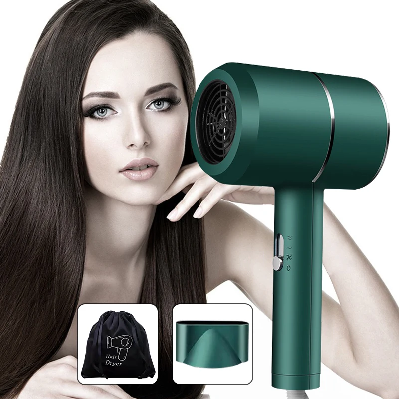 500w Hairdryer Brush Lightweight Home Travel Hair Dryer With Diffuser