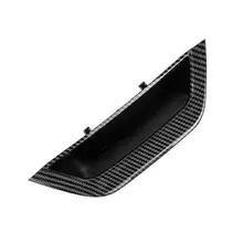 Boîte de rangement en FIber de carbone, noir Beige, poignée de porte intérieure, accoudoir, couvercle de panneau, RHD, pour BMW X3 X4 F25 F26 2011 – 2017