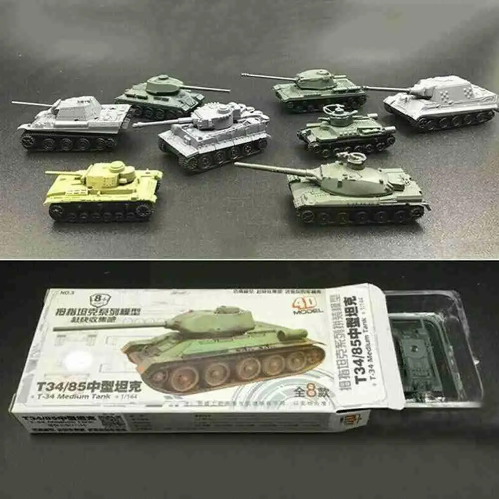 Масштаб 1/144 4d Сборная модель Panzerkampfwagen армейская Amx-30main/85 кирпичей Боевая