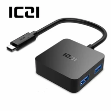 ICZI USB C до 4 USB 3,0 портов концентратор Высокоскоростной Thunderbolt 3 type C адаптер для MacBook Pro samsung Galaxy S9 S10 телефон ноутбук