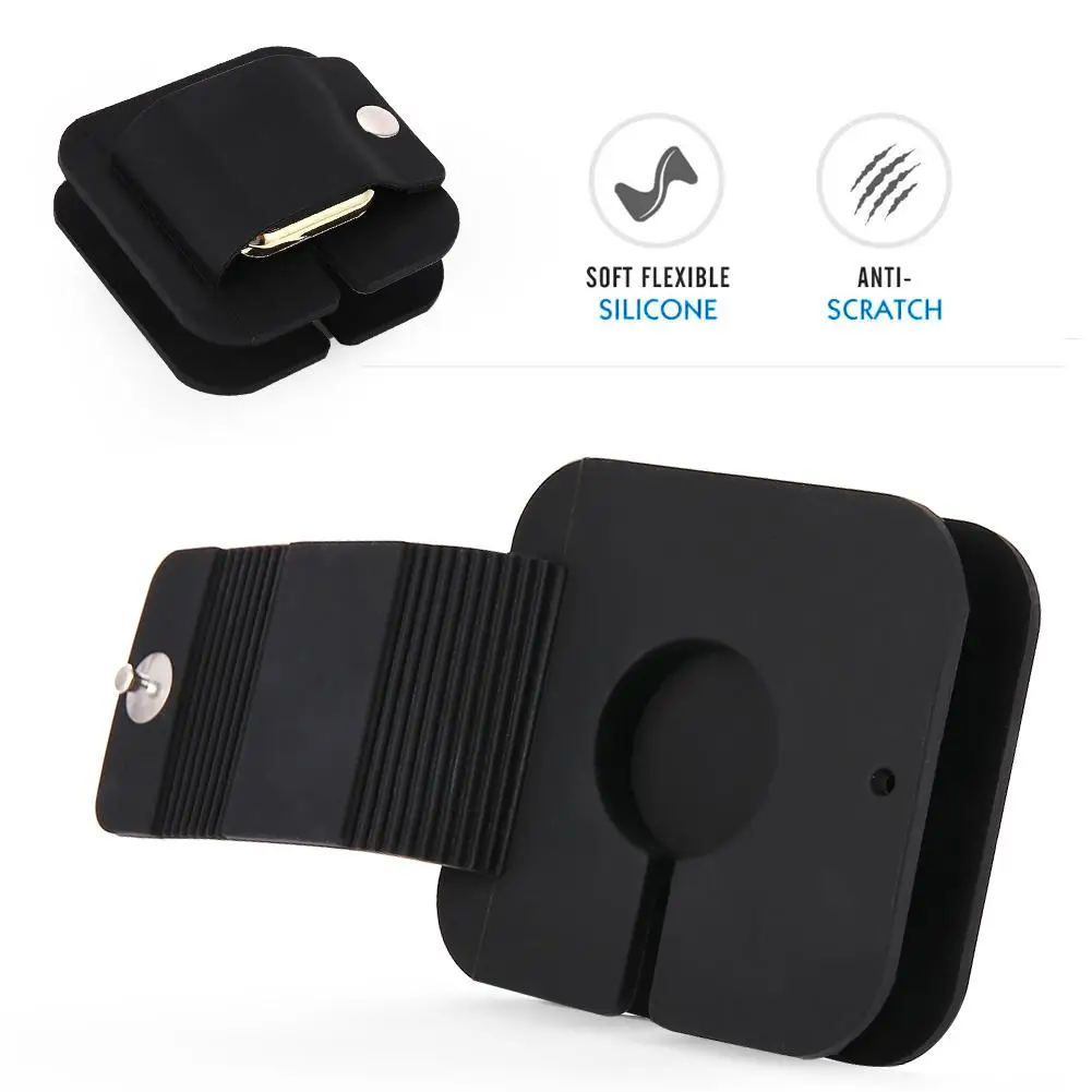 

Portable Soft Silicone Charging Dock Holder Stand Anti-Scratch Protective Storage Bag Carrying Case for Apple iWatch 38mm/42 mm