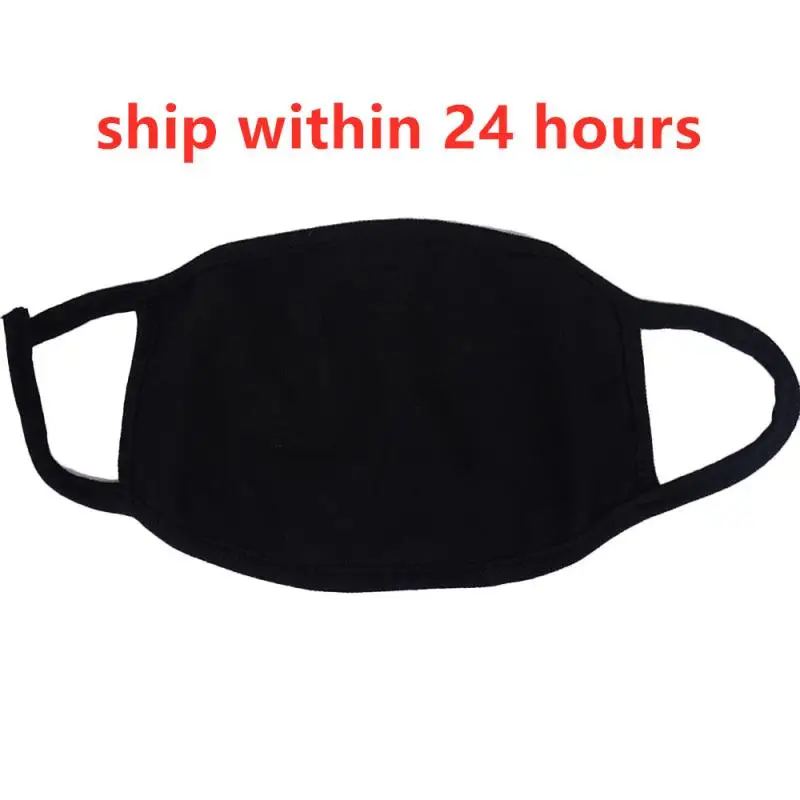 

1Pc Comfortable Face Mask For Kids Multiple Dust-proof Skin-friendly Black Simple Double Face Mask Baby Protective Mask