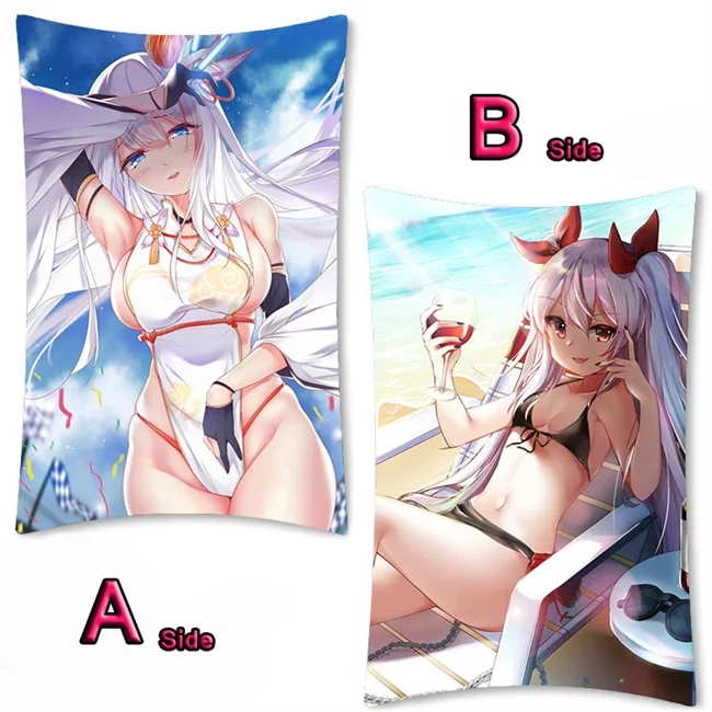 Аниме игра Azur Лейн USS Laffey прославленный Yuudachi Dakimakura длинная подушка для объятий Чехол Подушка для фанатов наволочка 35x55 см - Цвет: 15