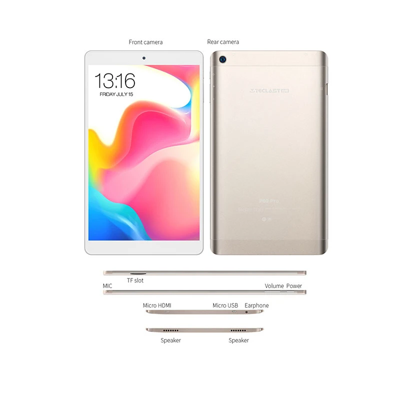 Teclast P80 pro Планшеты Android планшетный ПК 8 дюймов 1920*1200 3 ГБ ОЗУ 32 Гб ПЗУ gps 1,3 ГГц двойной WiFi Две камеры MTK8163