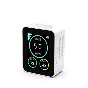 

PM2.5 laser air quality monitor PM1.0/PM10 Mini dust air detector portable gas detector Dust particles for smog burning dust