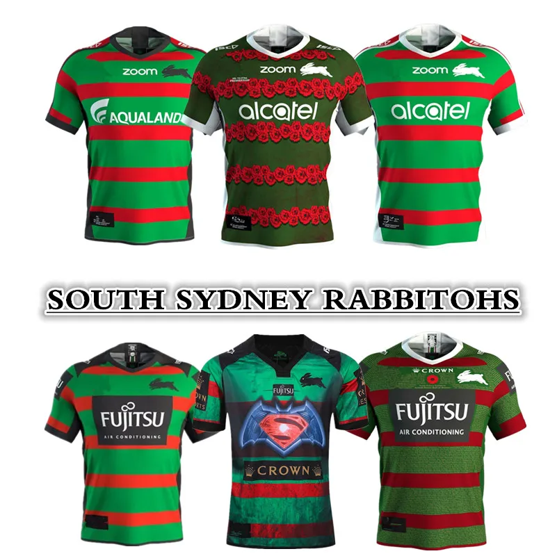 

2018-2019 SOUTH SYDNEY RABBITOHS RUGBY JERSEY Size: S-3XL The quality is perfect. Free Delivery