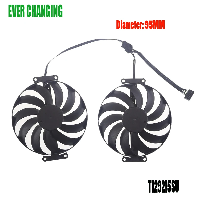 95 мм T129215SU 12V 0.5A 6Pin Вентилятор охлаждения графической карты для ASUS ROG STRIX-GeForce RTX 3060