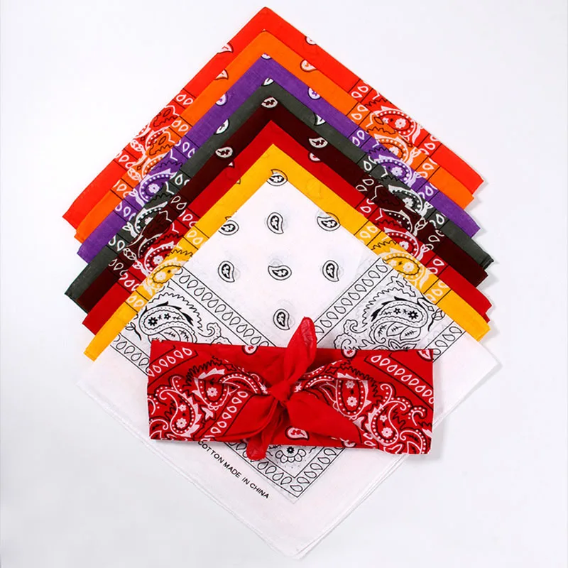 Bandana Scarf Hiking Scarf Fashion Bandanas Printed Square Scarf Unisex