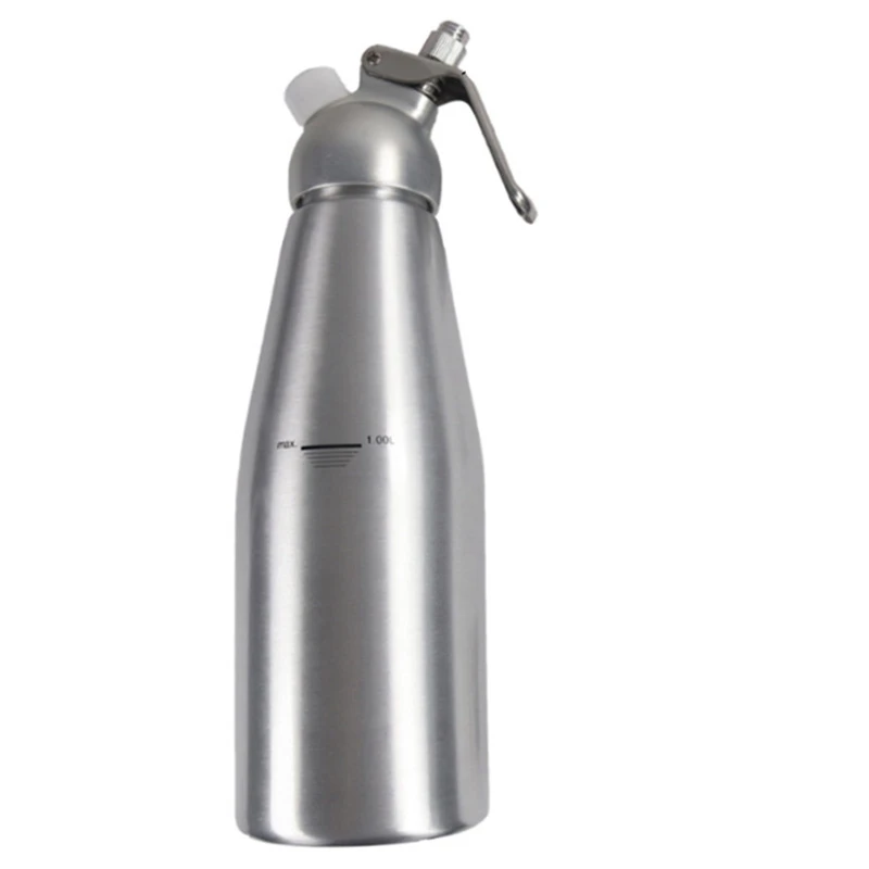 Whipped Cream Dispenser 1000ML Aluminum Sturdy Portable Foamer for Topping Ice Coffee Desserts | Дом и сад