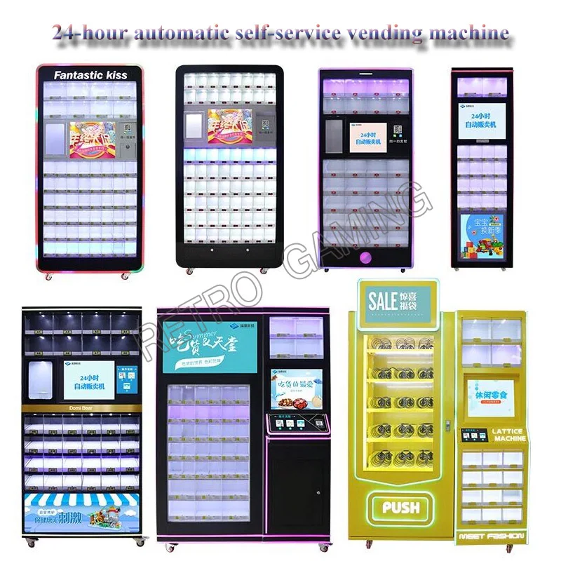 US $959.78 Popular Lipstick SelfService Vending Machine Arcade Game Crazy Prize Gift Amusement Unmandded Store Coin Operated Device