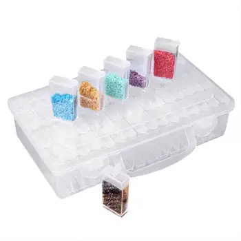 

Pe Economic Colorful Convenient Diamond Painting Tools Containers Storage Box Accessory Box Diamond Painting Storage Containers