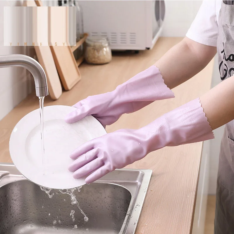 Winter Kitchen Household Dishwashing Gloves Dish Washing Gloves
