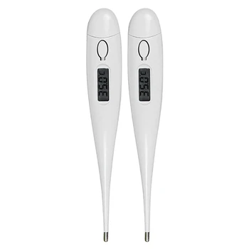 

2PCS Digital Electronic Water Thermometer for Household Use Baby Thermometer with Prompt Function Oral Electronic Thermometer