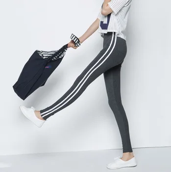 

2020 new summer Women Lady Activewear Black Legging Spring Summer light grey Pant Autumn Mid Waist Leggins Original Order