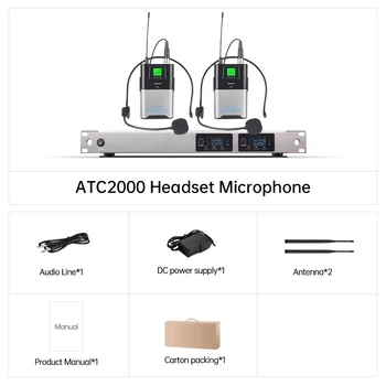 

New High Quality Professional Dual Wireless Microphone System stage performances a two wireless microphone