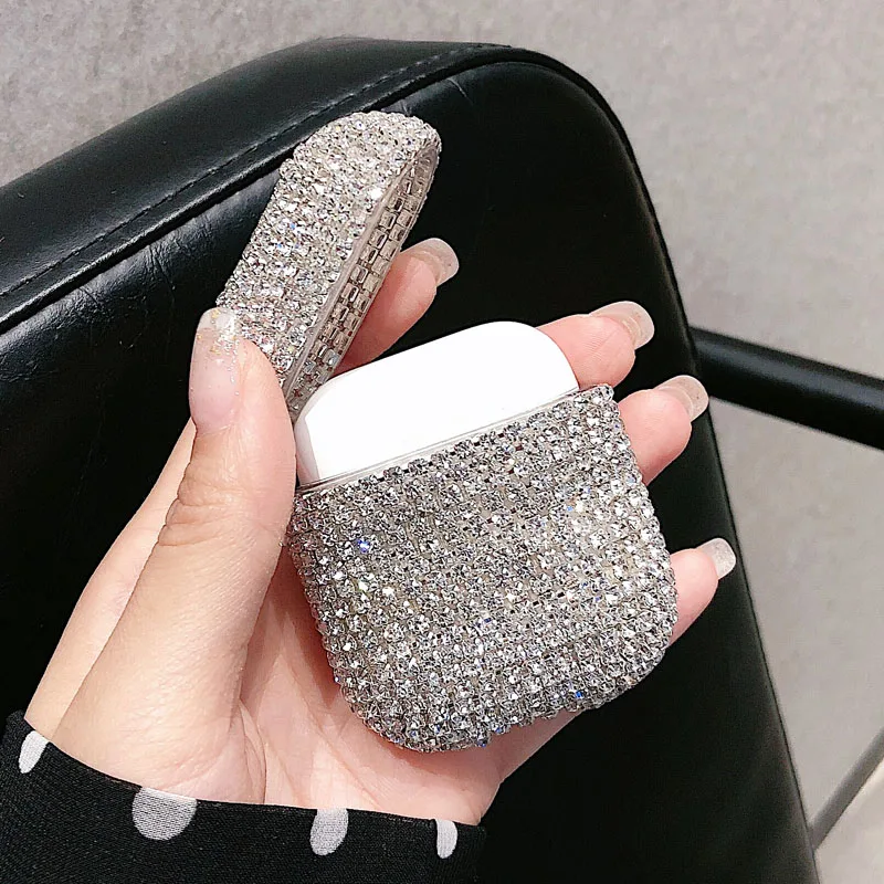 EKONEDA бриллианты Bling кристалла защитный чехол для Airpods чехол для женщин стиль роскошные наушники чехол для Airpods