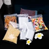 20pcs Thick Large Transparent Zip Lock Plastic Bags Reclosable Clear Clothing Bag Storage Bag Cloth Travel Waterproof Bag Food 5