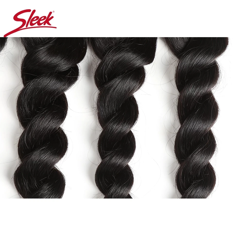Sleek Brazilian Deep Wave Double Drawn Human Hair Natural Color 160 Grams Bundles Deal Hair Weave Extension 4Pcs
