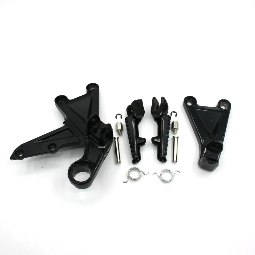 Мотоцикл для HONDA CBR1000RR CBR 1000RR CBR1000 RR 2008-2013 мотоциклетные подножки передние подножки педали кронштейн для подножки - Цвет: black