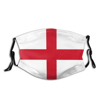 

Flag Of England Men Non-Disposable Mouth Face Mask Anti Haze Dust Protection Cover Respirator Muffle Mask with Filters