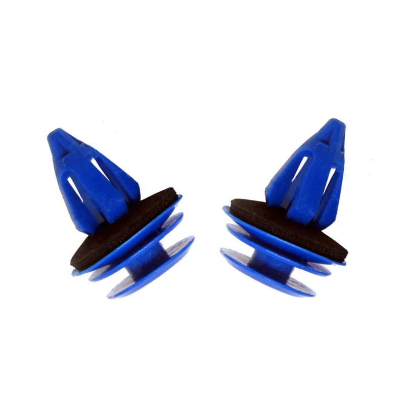 9.5mm Blue Car Door Tailgate Trim Panel Clip for Land Rover Discovery Evoque Jaguar car Accessories. 50pcs auto accessories plastic rivets