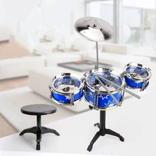 Девочки Мальчики для практических занятий игрушечный набор барабанов детский музыкальный ударный инструмент Раннее детство игрушки игровой набор