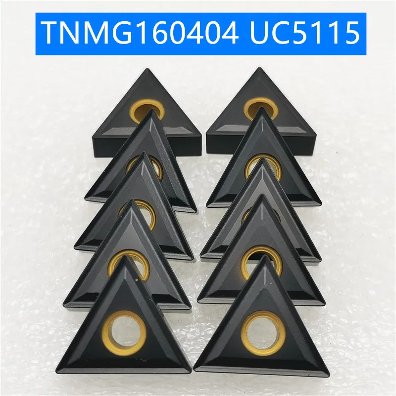 

100PCS TNMG160404 TNMG160408 UC5115 Carbide Insert Turning Tool Turning Milling Cutter CNC Cutting Tool Slot Cutting