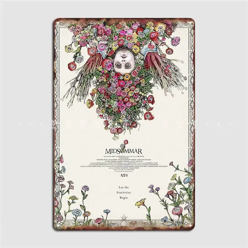 

Японский фильм Midsommar, металлический плакат с табличкой, клубный альбом, обычный плакат, жестяной знак, плакат