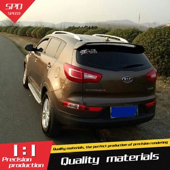 

For Kia Sportage R Spoiler High Quality ABS Material Car Rear Wing Primer Color Rear Spoiler For Kia Sportage Spoiler 2012-2015