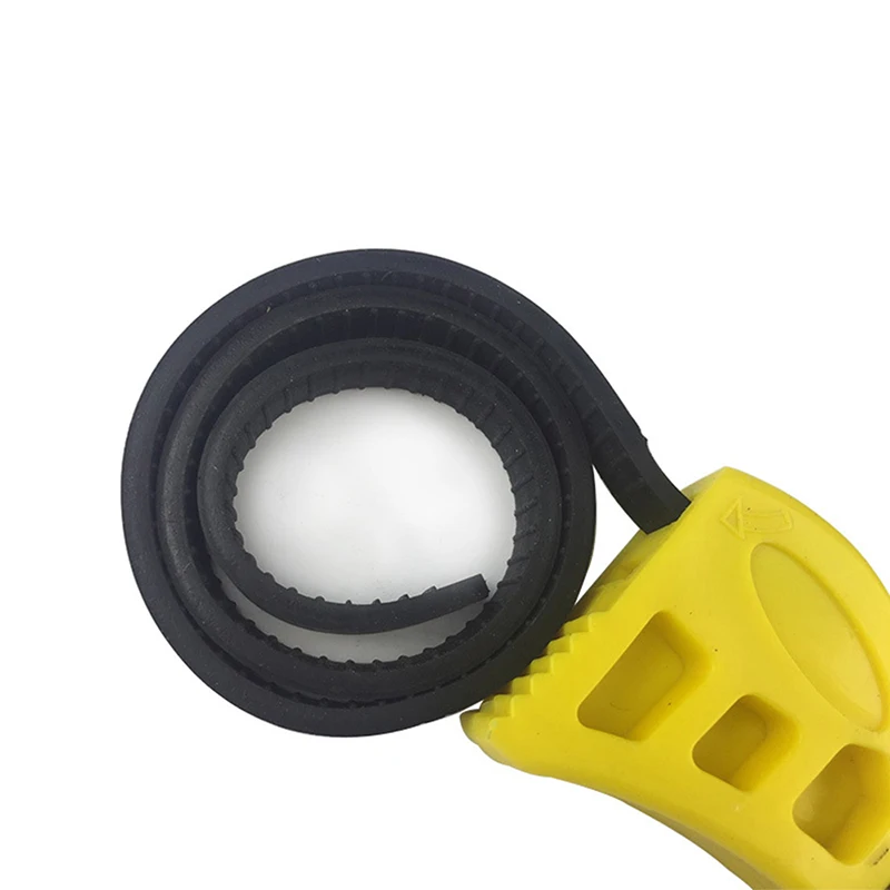 Non-slip Pipeline Wrench Rubber Strap Wrench Jar Lids Tighten Loosen Plumbing Tool Universal Oil Filter Spanner