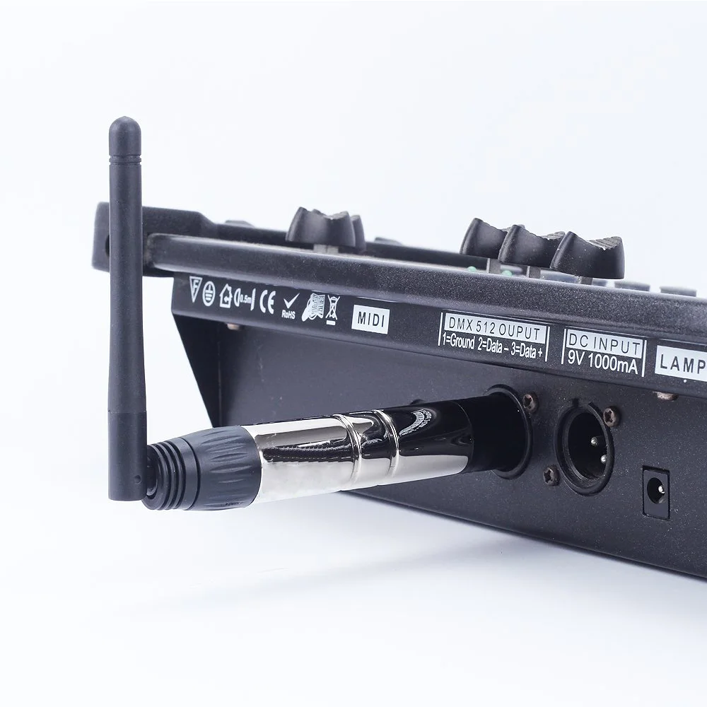Мини DMX512 Беспроводная система приемника или передатчика 2,4G светодиодный сценический светильник светодиодный Par Светильник диско светильник 500 м контроль