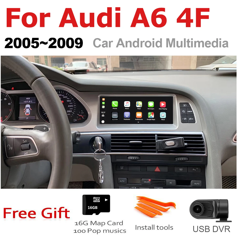 TBBCTEE автомобильный Android для Audi A6 4F 2005 2006 2007 2008 2009 MMI 2G 3g gps навигация Радио Авто Hi-Fi