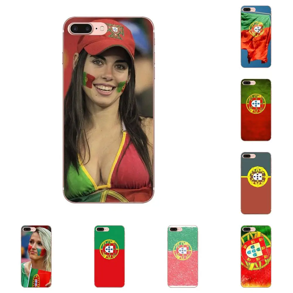 

For Apple iPhone X XS Max XR 4 4S 5 5C 5S SE 6 6S 7 8 Plus Tpu Phone Case Nice Portugal Flag