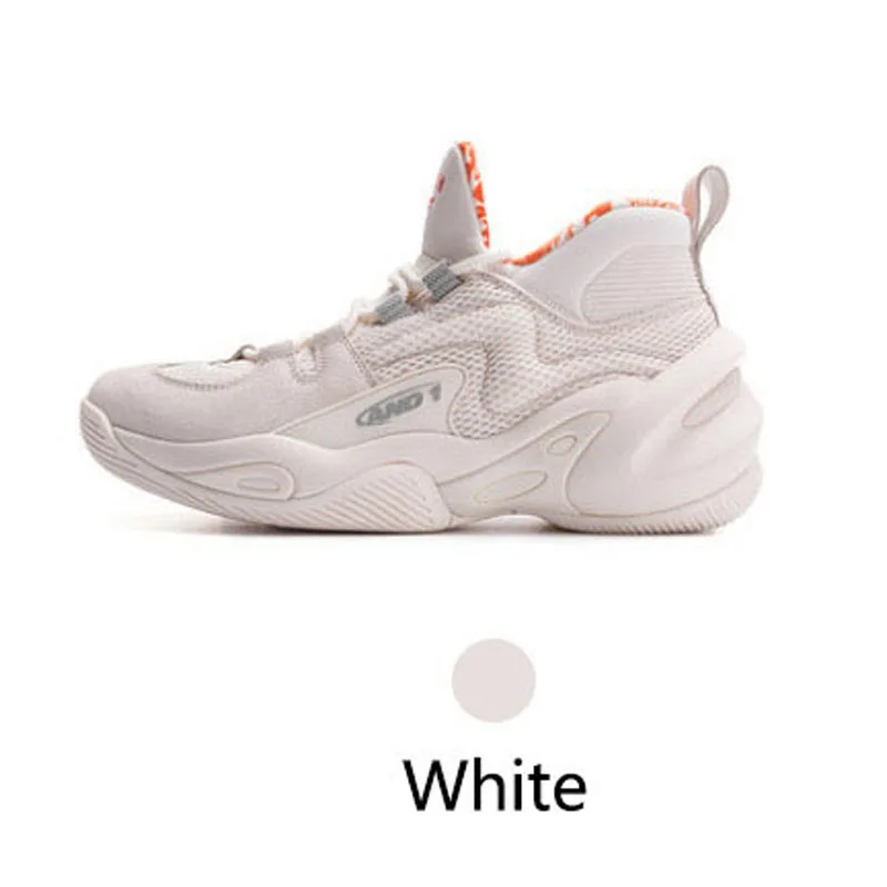 White-46 Xiaomi Youpin AND1 новая контрастная цветная повседневная обувь с текстурой верха, амортизация, удобная Средняя - Цвет: White-46