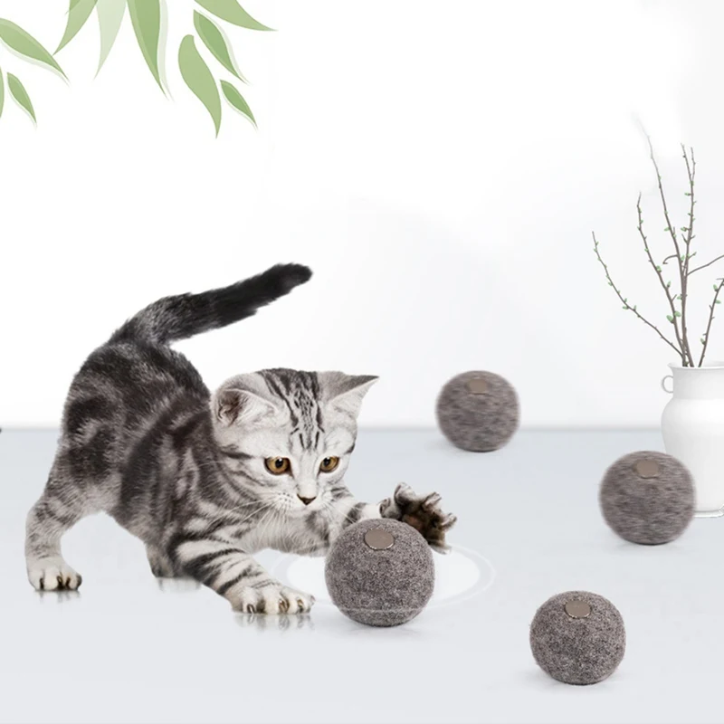 Кошка кашемировый шар игрушки с котом ворсовая кошачья Когтеточка в форме шара для решения скуки обучение жеванию игрушки для кошки для гатоса