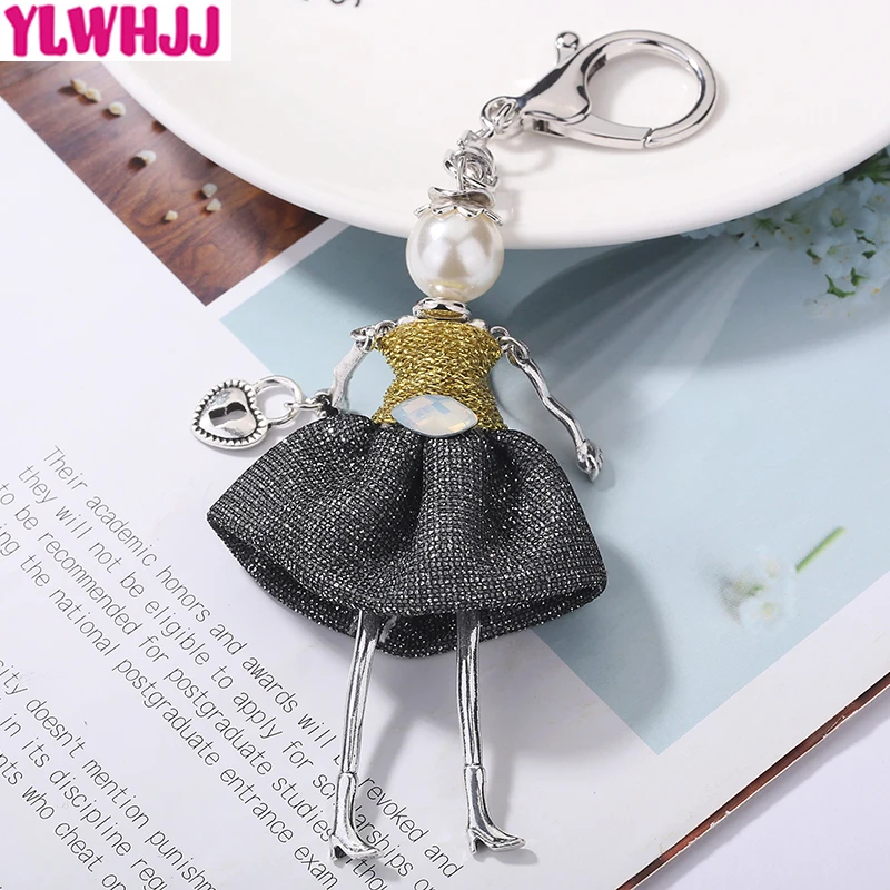 Doll Fashion Keychain Keyring Handbag Pendant