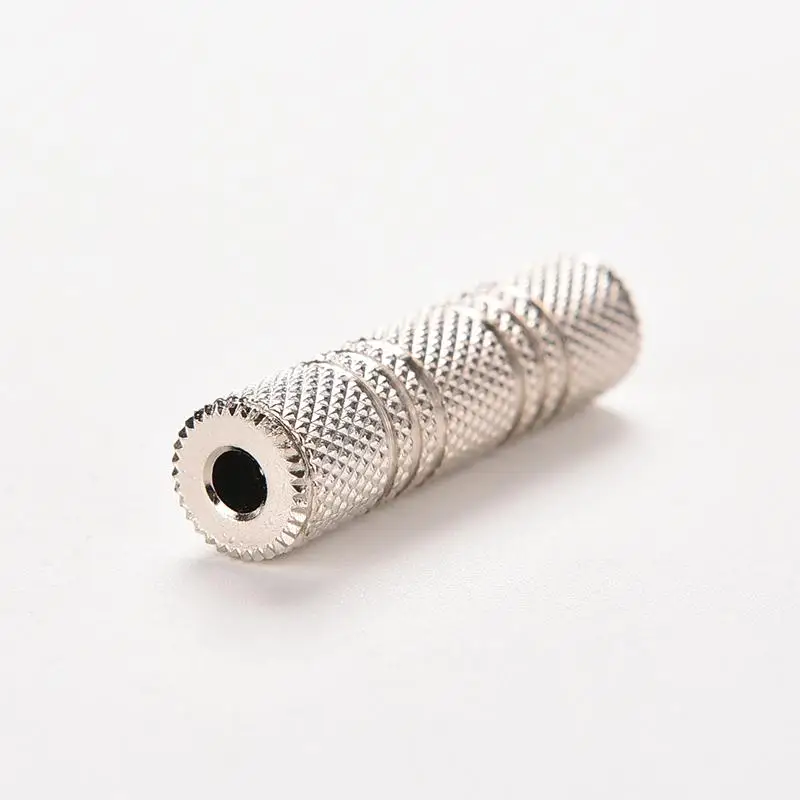 

3.5mm Jack Female to 3.5 mm Female Connector F/F Stereo Audio Adapter Headphone Jack Coupler Adaptor Connector 1PC