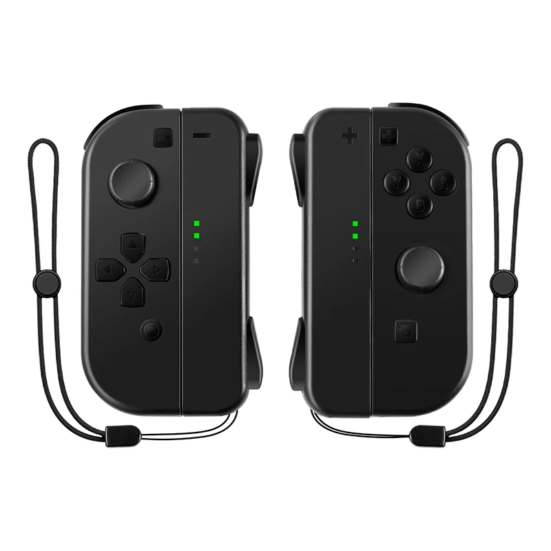 black Джойстик Нинтендо переключатель Joy-Con L/R беспроводные контроллеры переключатель контроллеры игровые аксессуары Джойстик с ремешком на запястье - Color: black