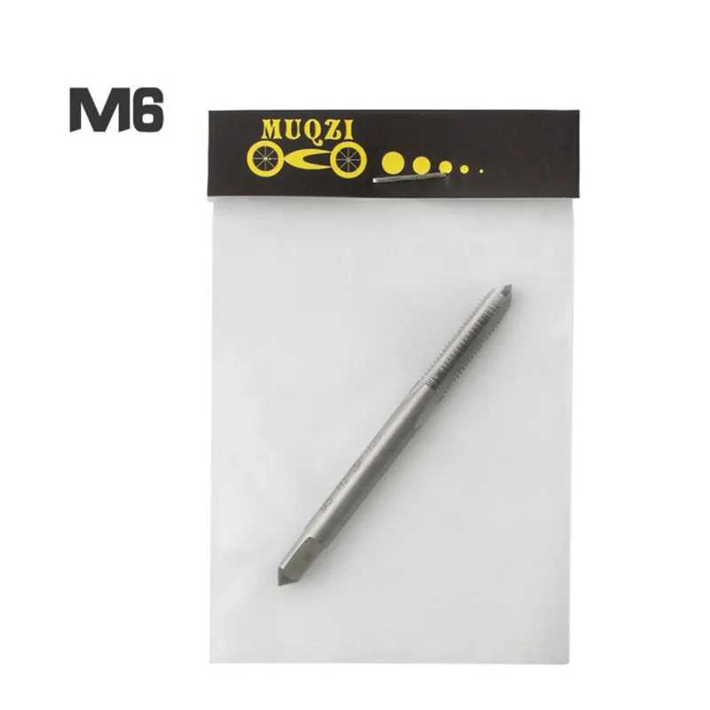 New Bicycle Tapping High Speed Steel Bicycle Stand Up Wire Tapping Tap M5/M6/M10 Riser Brake Disc Seat Clamp158 - Цвет: B