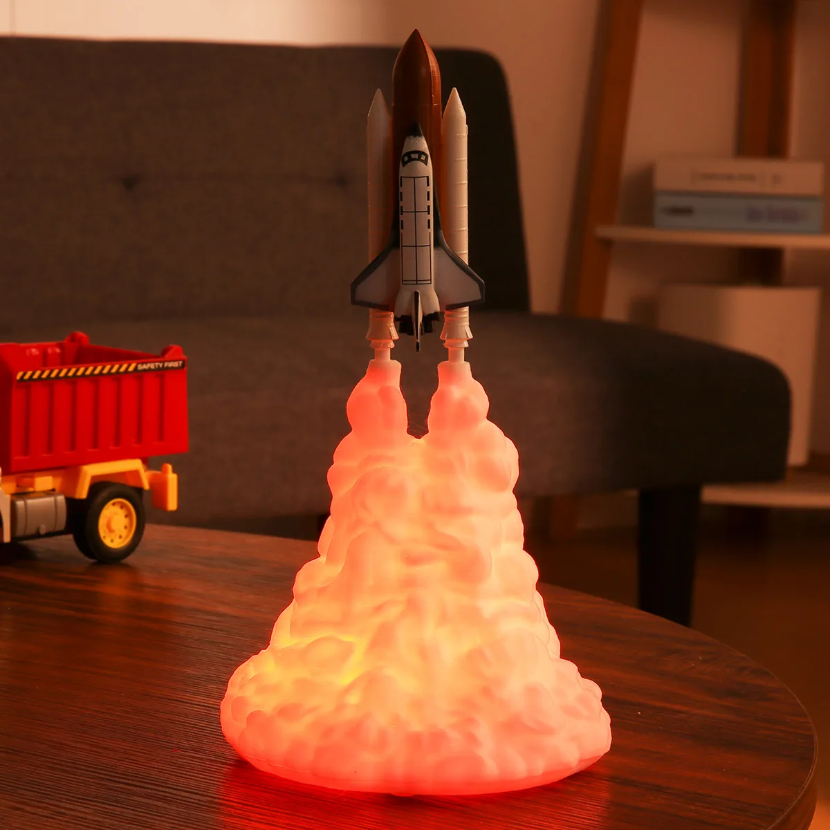 Space Shuttle Rocket Moon Lamp -Storefyi.com