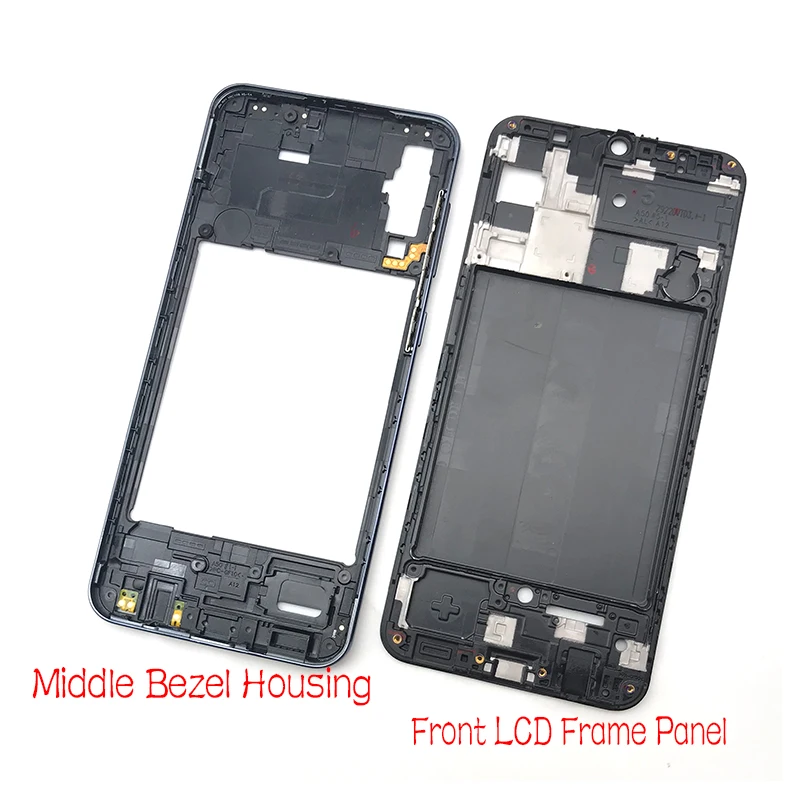 Новый передний корпус ЖК-панель средняя рамка Крышка для Samsung A50 A505F запасные